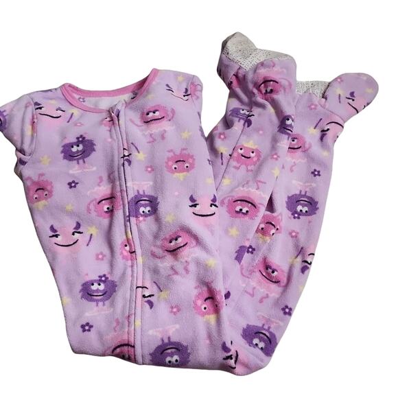 Kids Headquartees Footed Zipper Pajamas - Picture 1 of 4
